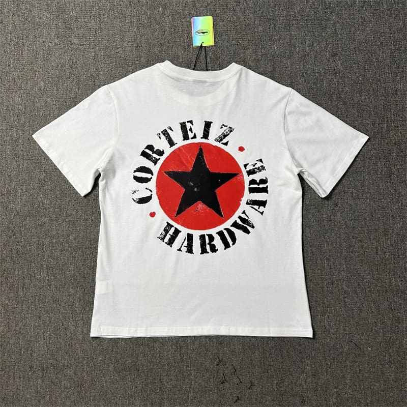 Maychao Corteiz Devil Island Letter Print T-Shirt