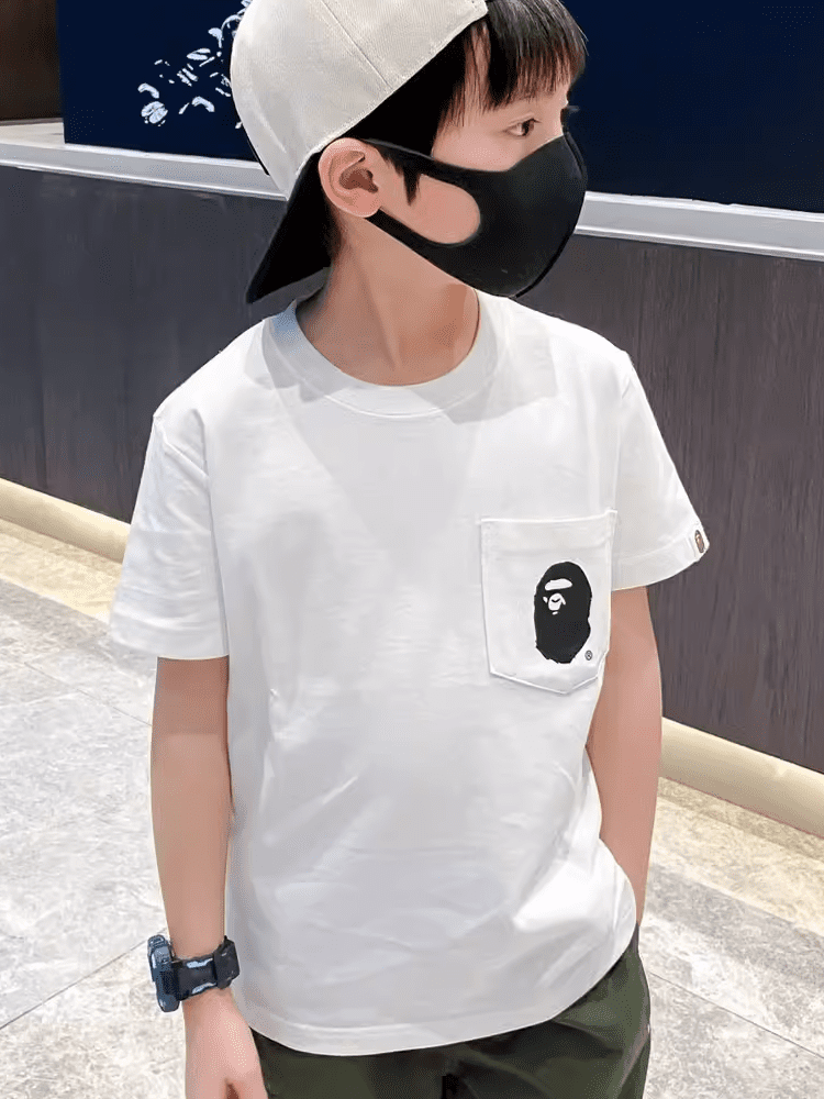 Bape Children’S Printed Cotton T-Shirt