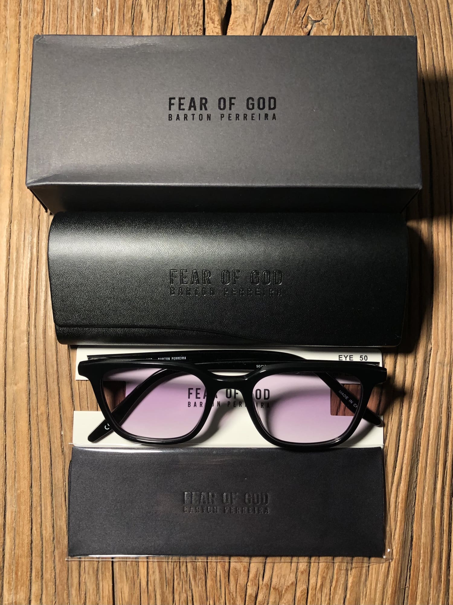 Fog By Fear Of God X Barton Perreira Polarized High Street Sunglasses