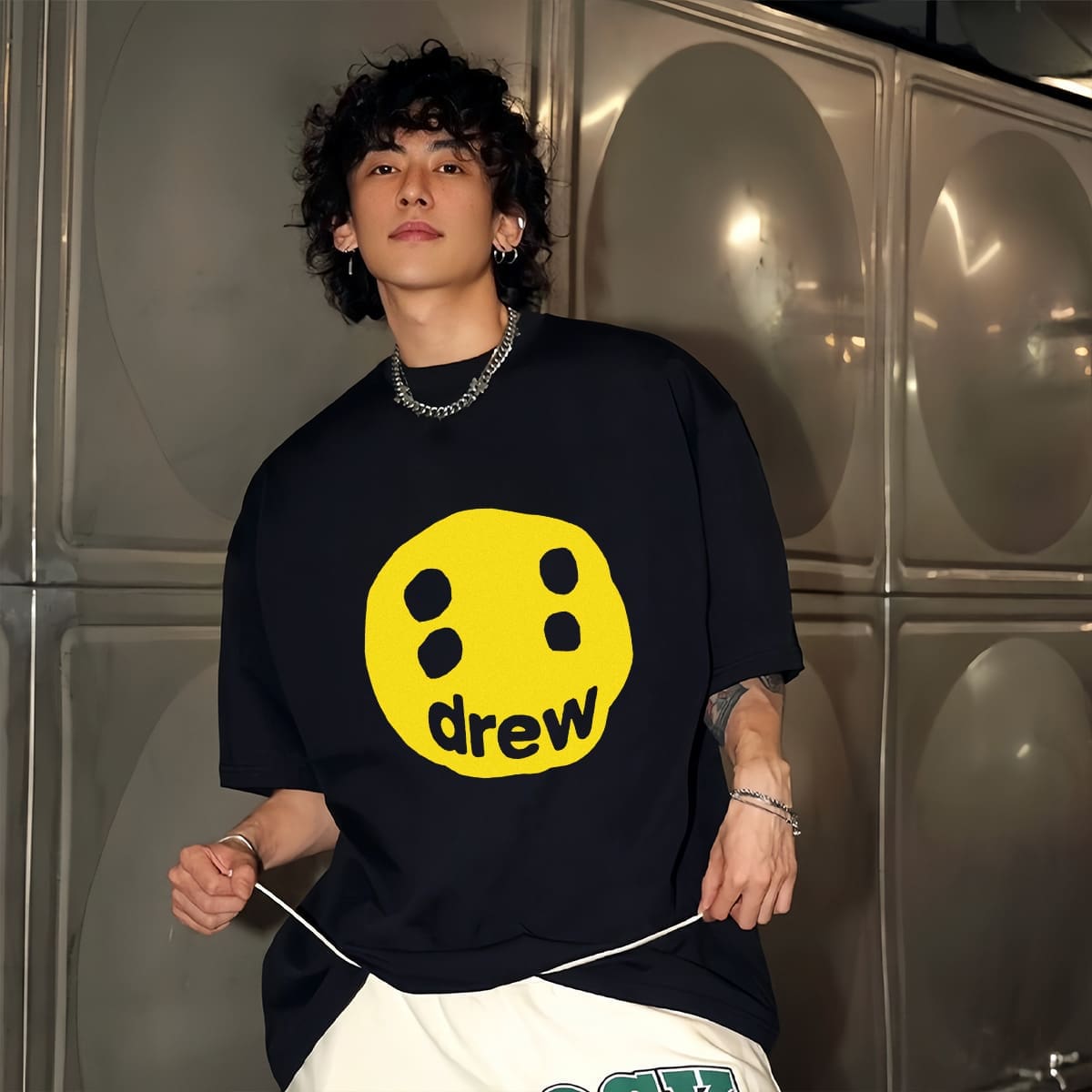 drew x cpfm smiley F**e big talker tee 2