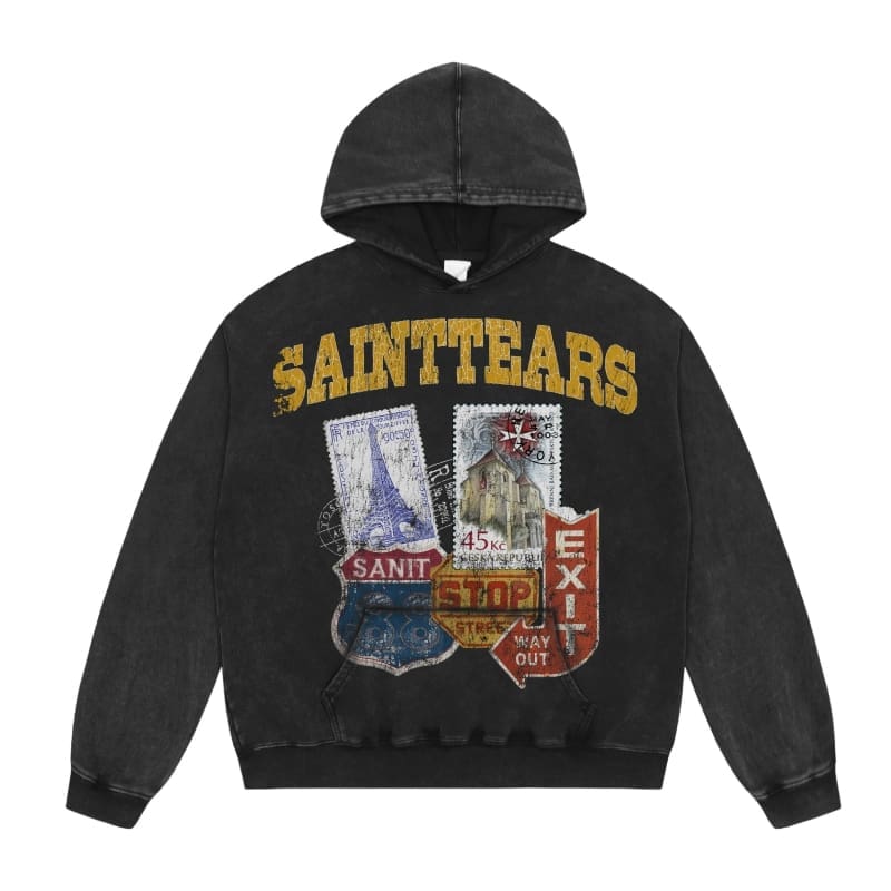 Saint Michael Denim Tears Vintage Hoodie