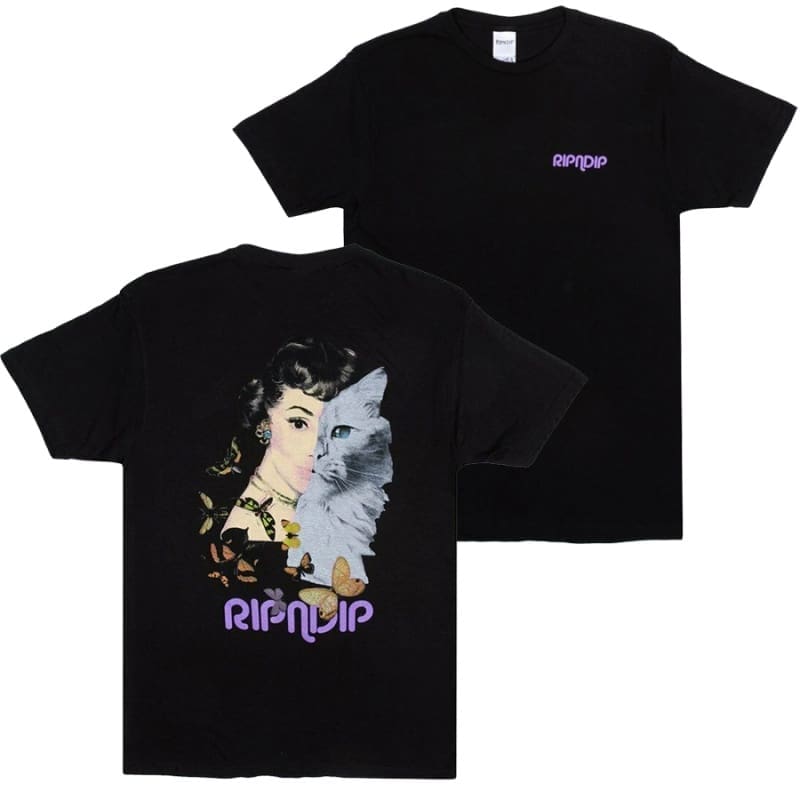 Rip N Dip Middle Finger Cat Pocket Tee