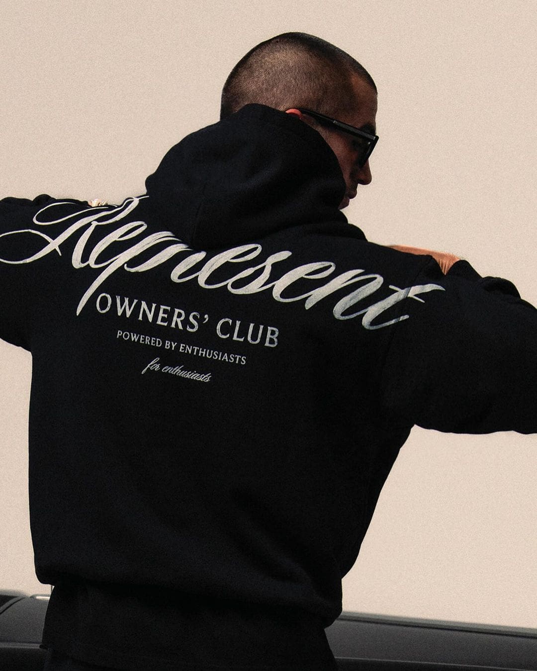 Represent Club Script Hoodie