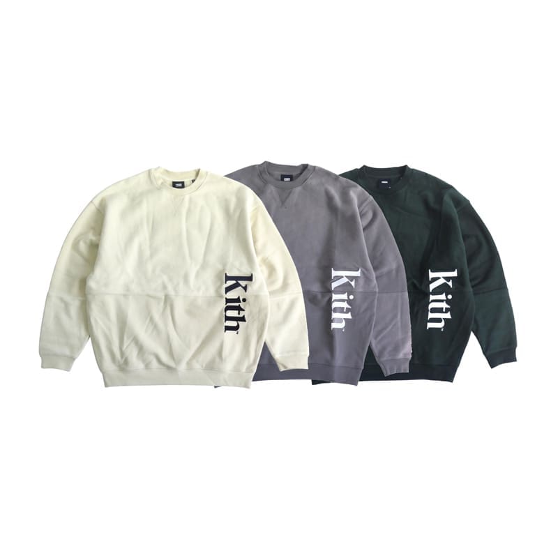Kith19Aw Thickened Round-Neck Sweater