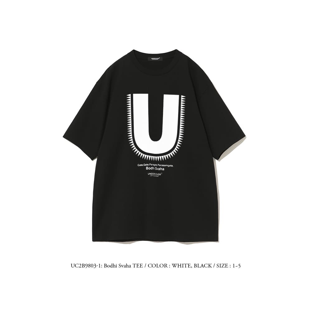 Undercover Takahashi Shield Tattoo Serrated Rock T-Shirt for Men and Women