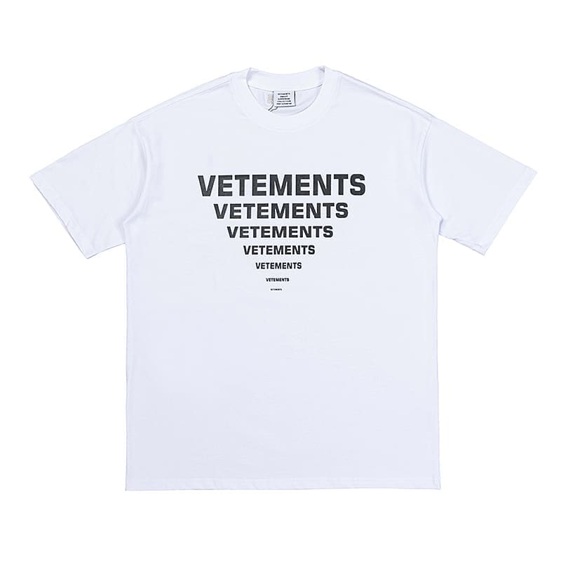 Vetements Letter Print Oversized Tee 2