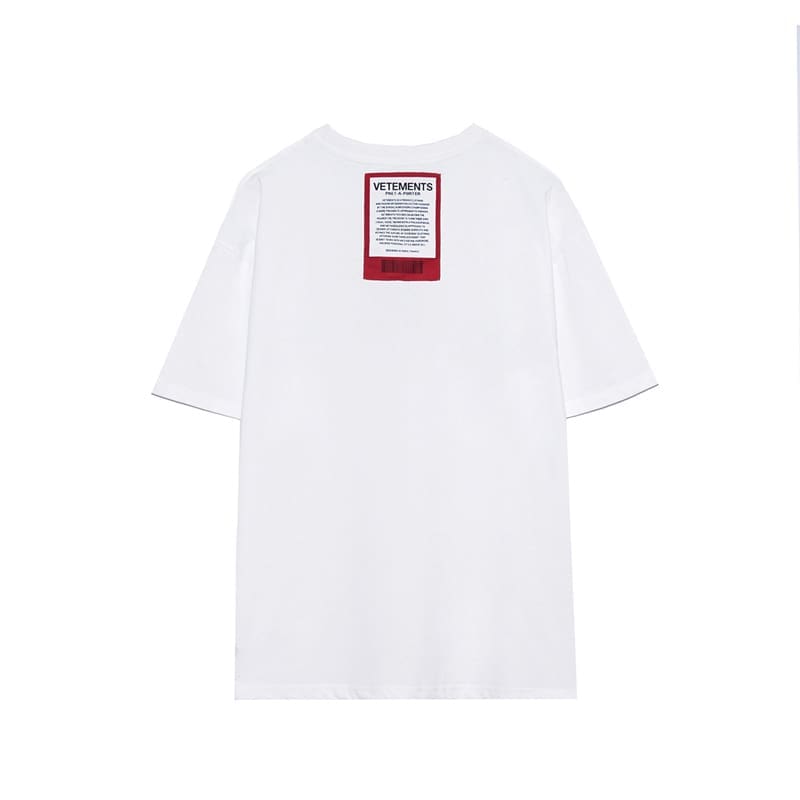 Vetements Letter Red Patch Tee