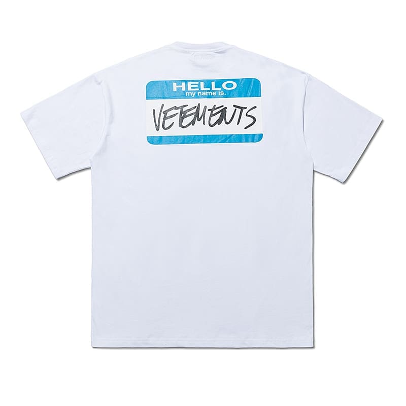 Vetements Letter Print Oversized Tee 2