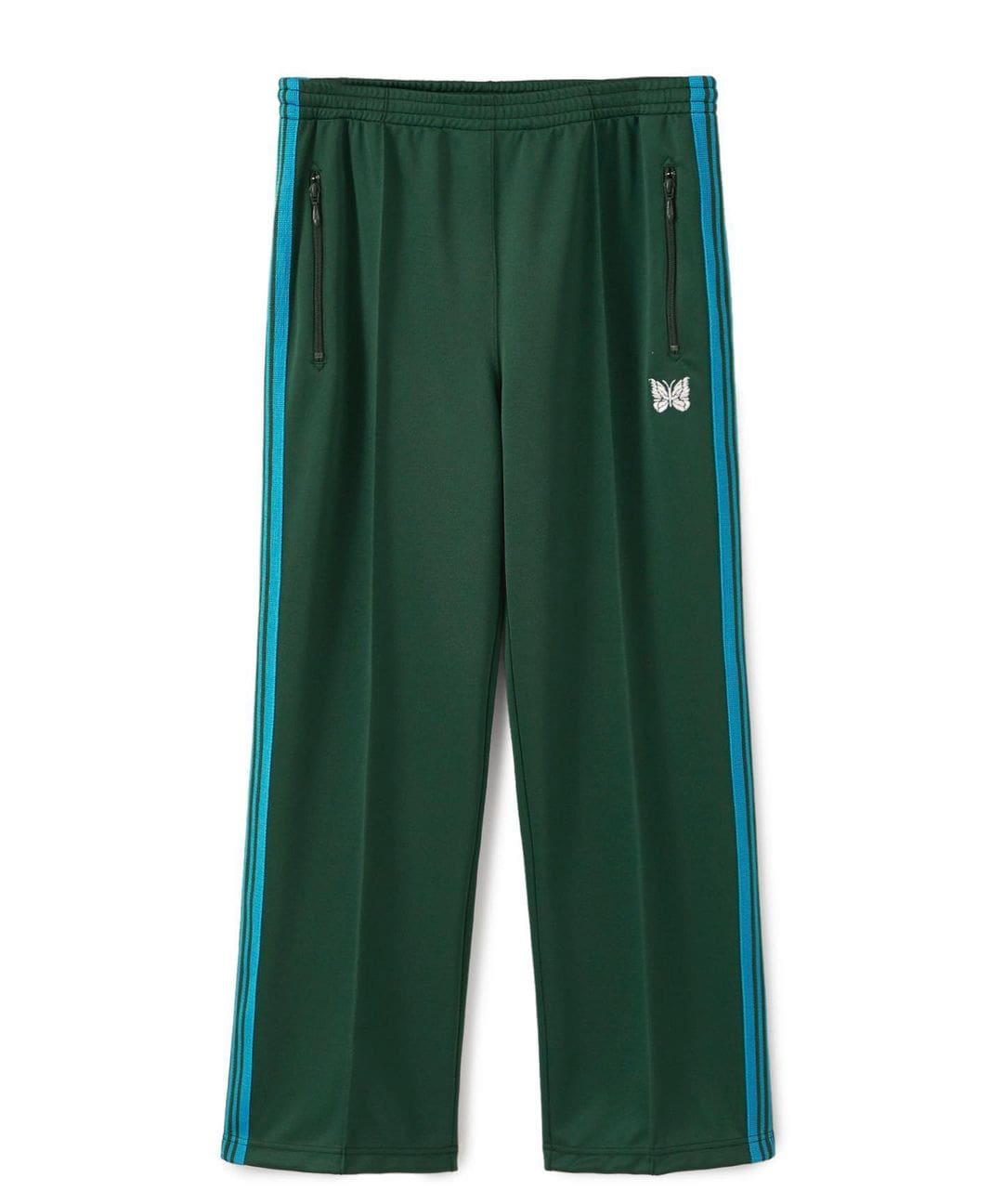 Needles Butterfly Embroidery Side Stripe Pants (Style 2)