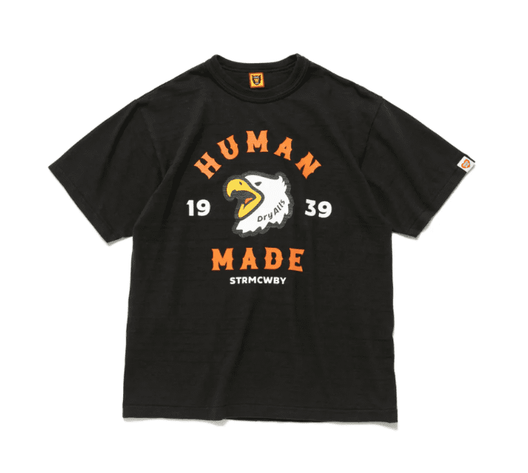 Human Made Preppy Style Letter Tee