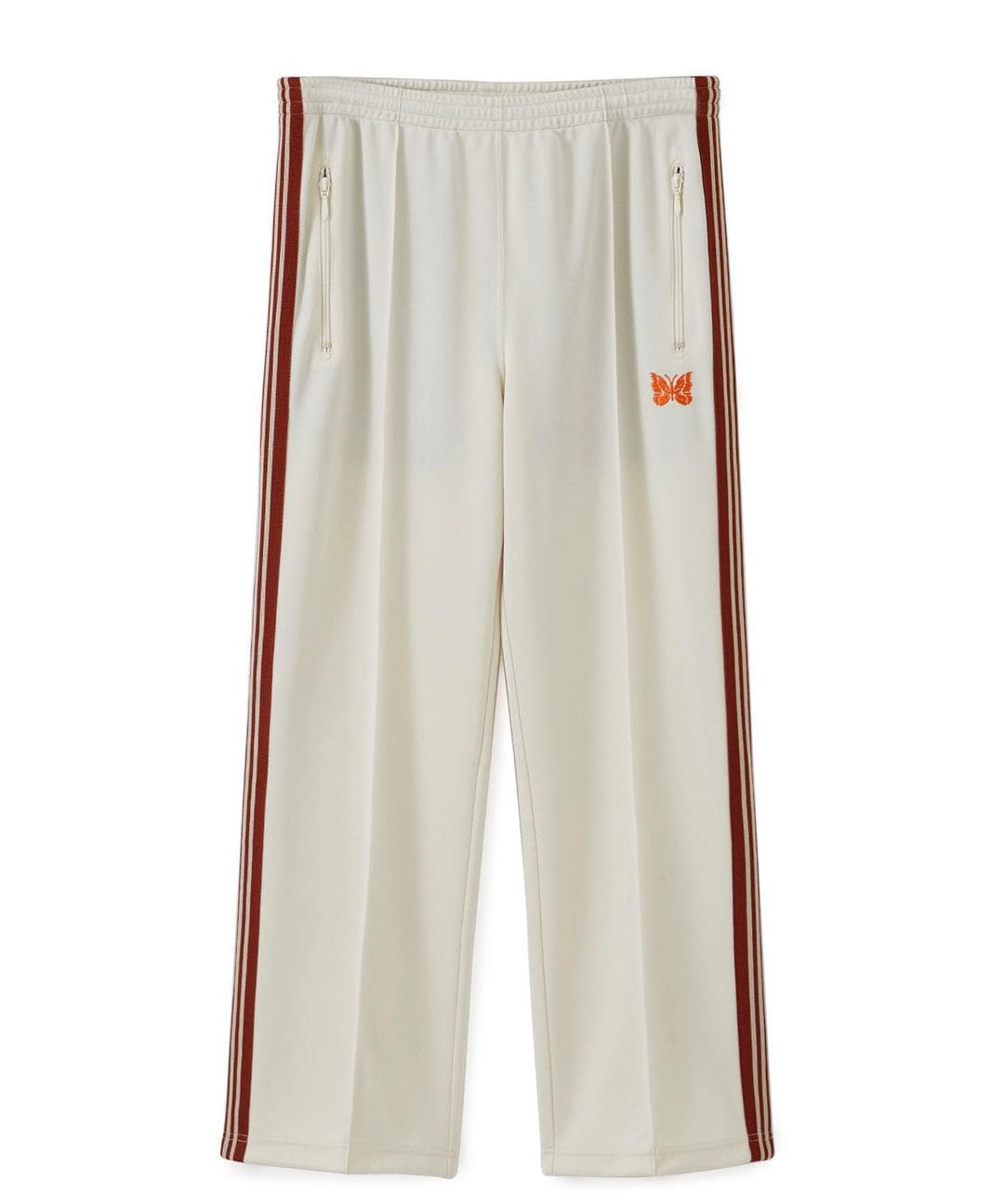 Needles Butterfly Embroidery Side Stripe Pants (Style 2)