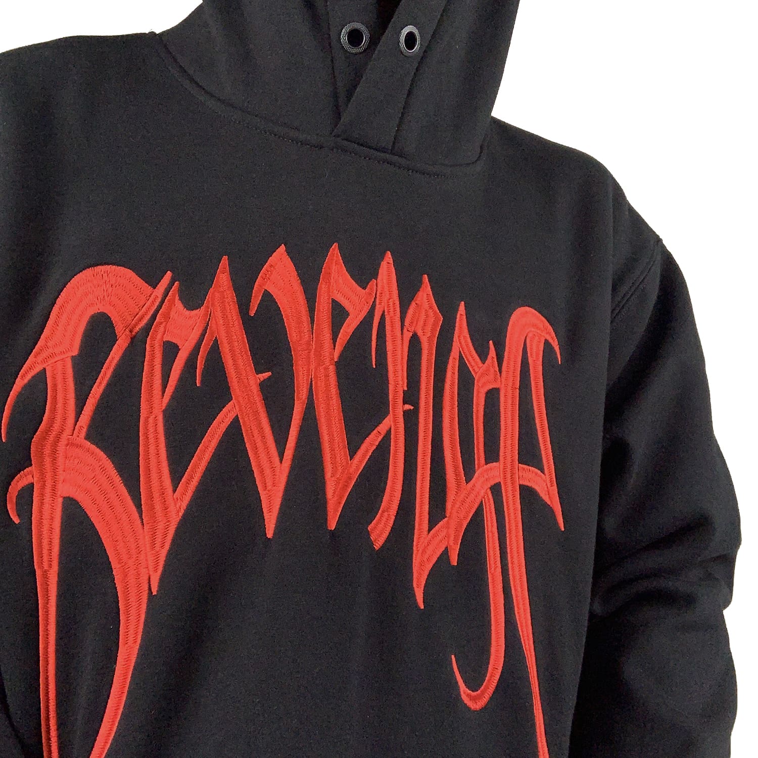 Revenge Red Embroidery Logo Hoodie