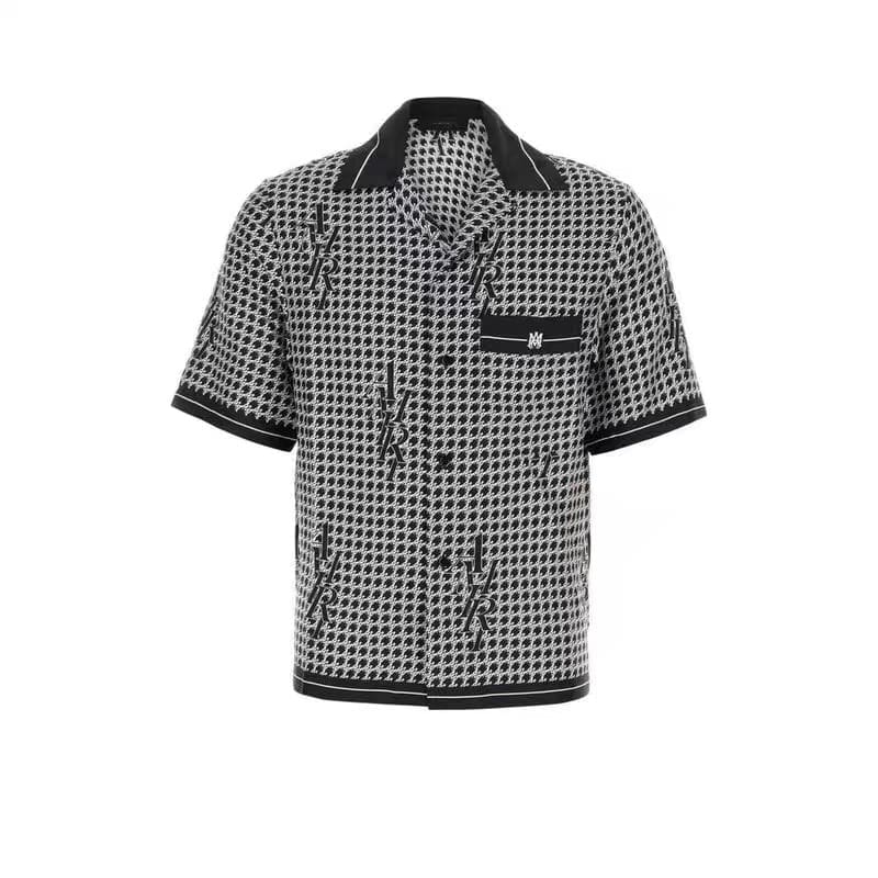 Amiri Fw24 Letter Print Polo Shirt