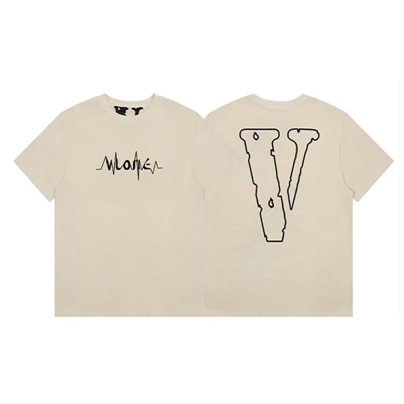 VLONE FOG 999 Juice WRLD Butterfly Print Large V Short Sleeve T-Shirt