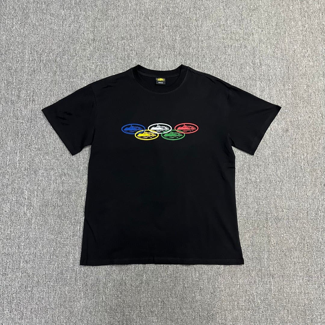 Corteiz Artillery Fun Pattern Letter Print T-Shirt Hip Hop Style