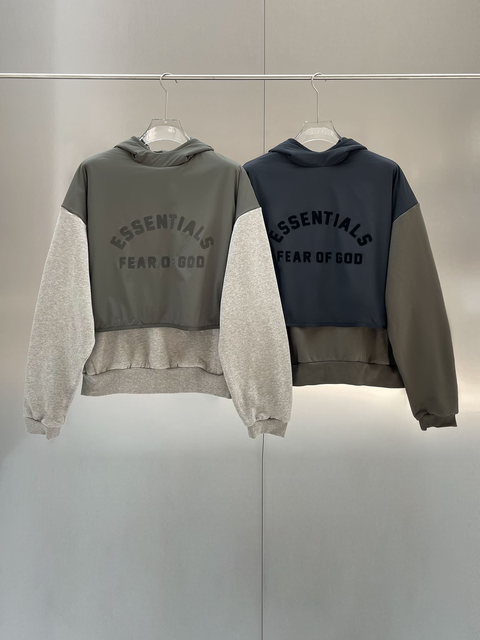 Fog Essentials Hooded Pullover High Collar Sweater