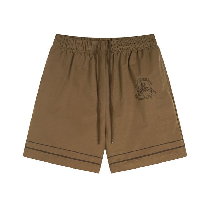 Represent Retro Alphabet Print Loose Short Sleeve Shirt and Shorts Set