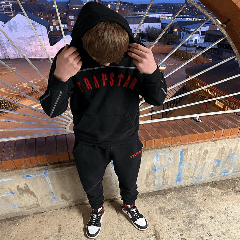 Trapstar Gradient Letter Camo Hoodie & Pants