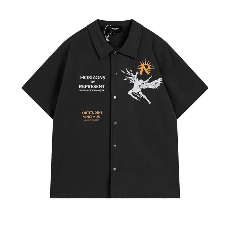 Represent Sun Wing Figure Print High Street Casual Shorts Set