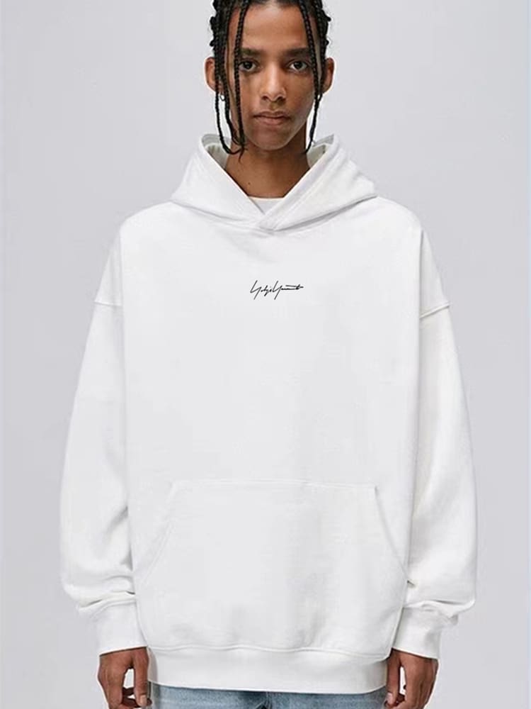 Yohji Yamamoto Graffiti Signature Hoodie