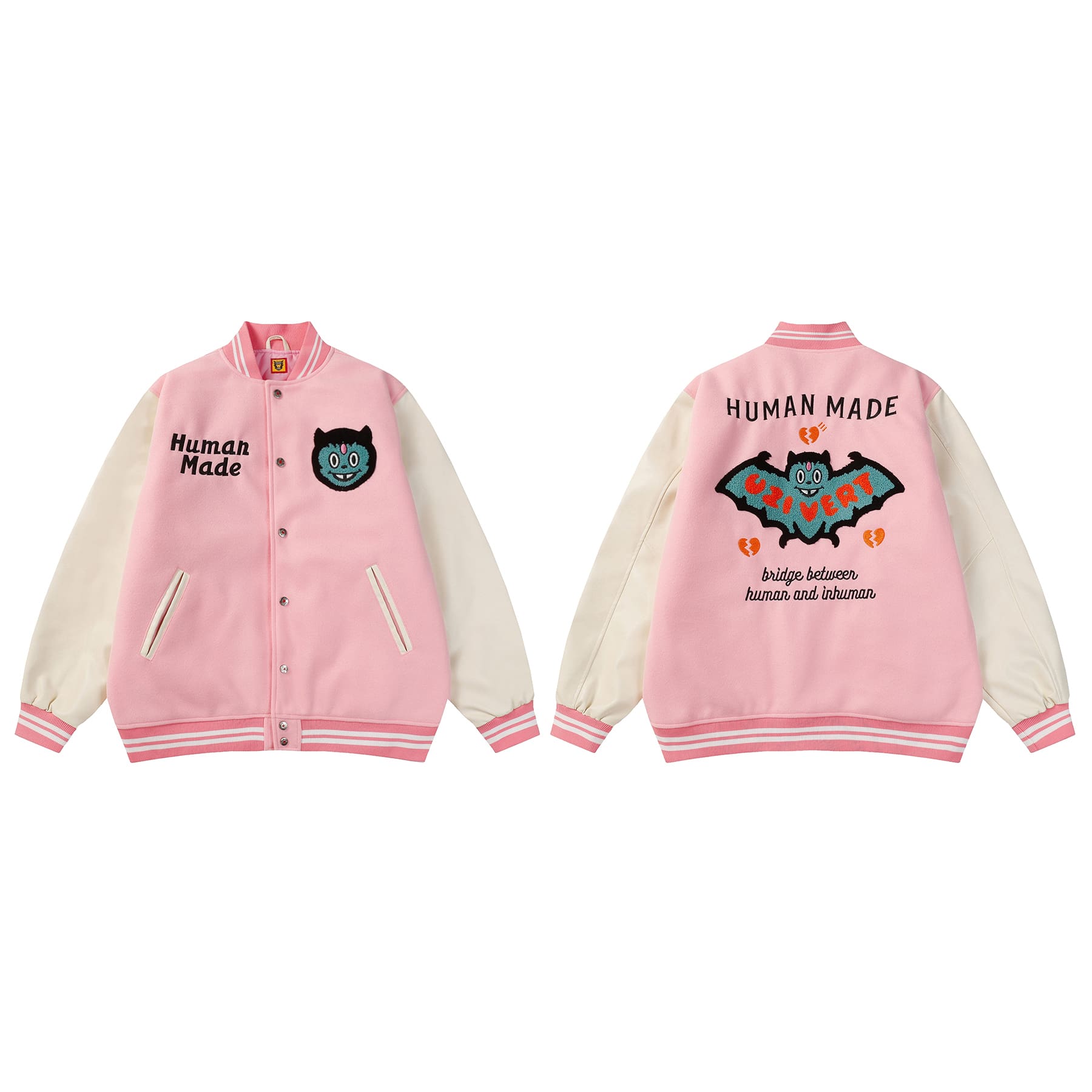 Retro Human Made Cho Baseball Jacket