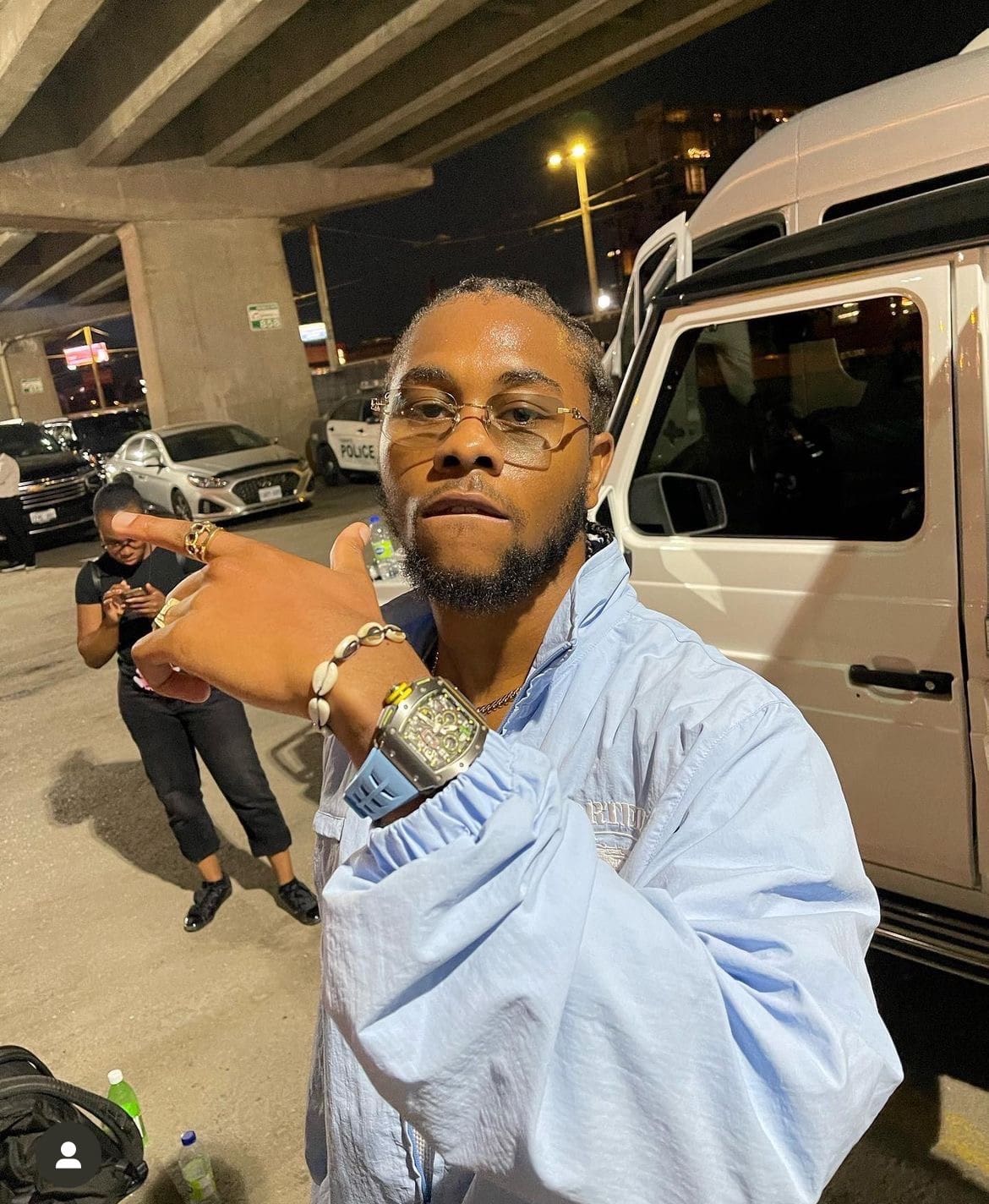 Corteiz Light Blue Jacket Men’s Casual Street Fashion