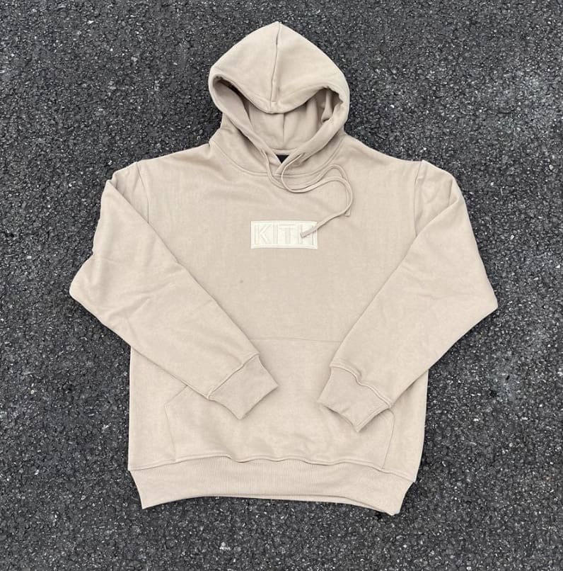 Kith Box Logo Embroidered Fleece Sweater