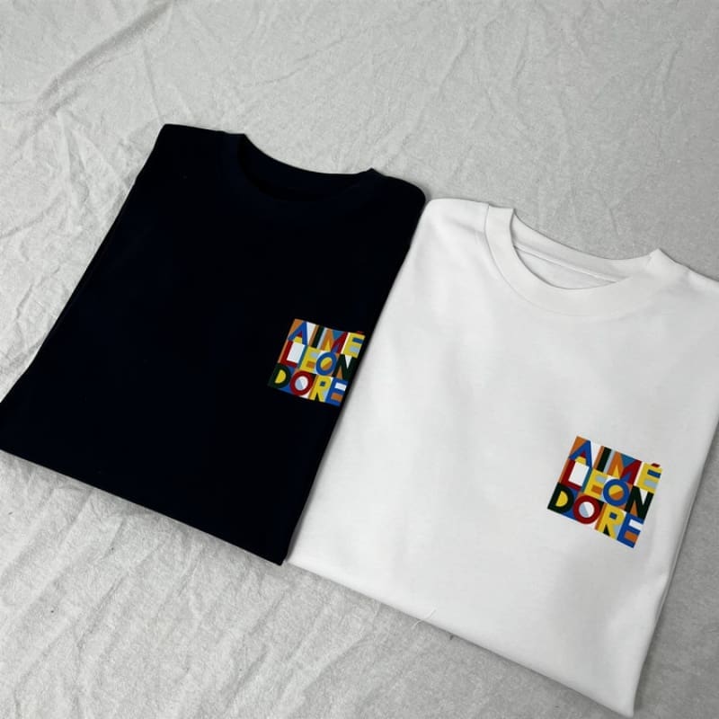 Aime Leon Dore Abstract Block Tee