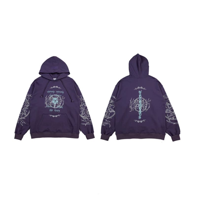 Red Patch Vtm Hooded Sweater