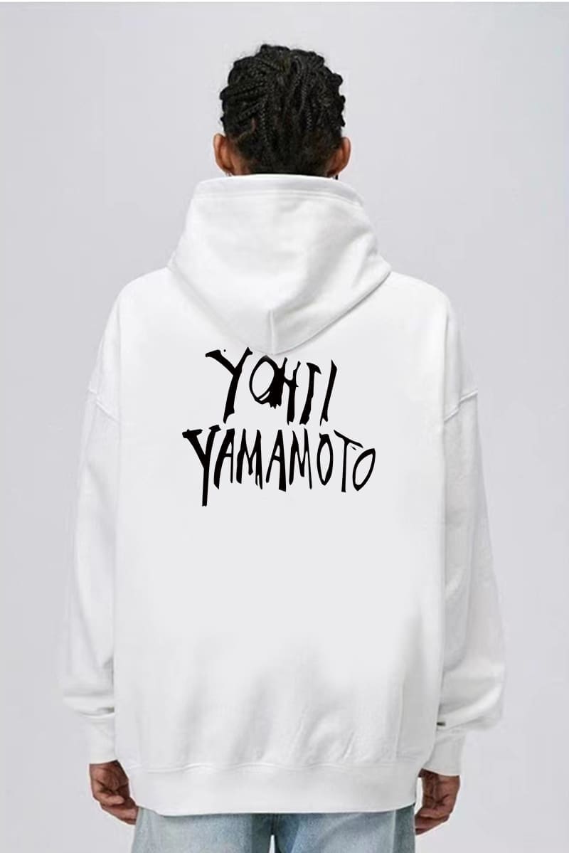 Yohji Yamamoto Graffiti Signature Hoodie