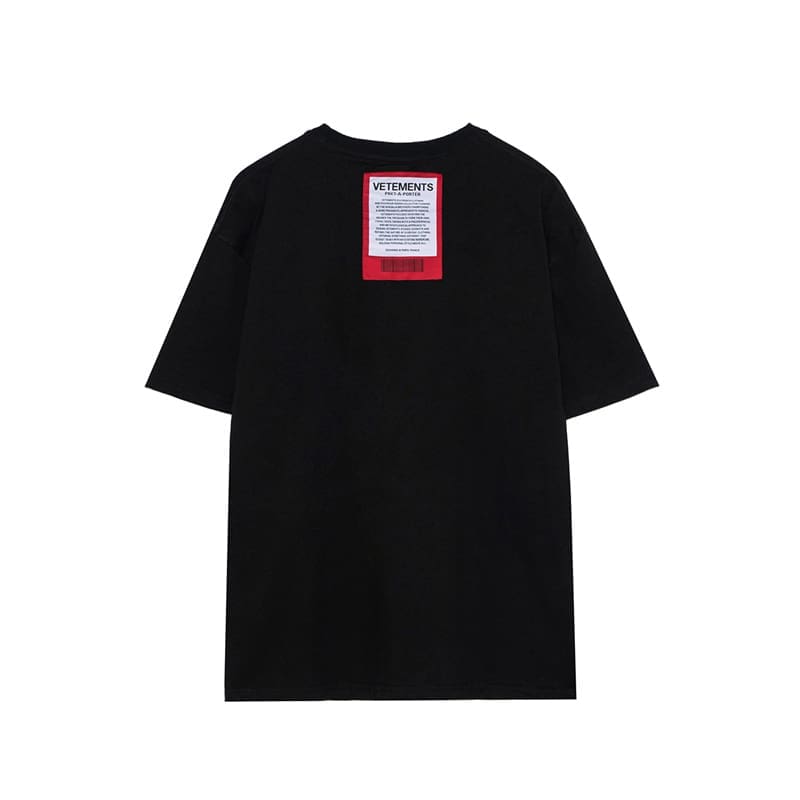 Vetements Letter Red Patch Tee