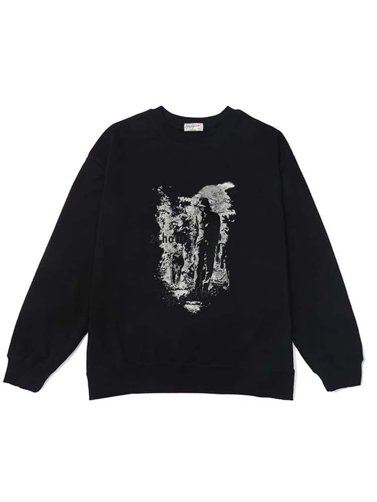 Yohji Yamamoto Abstract Character Hoodie