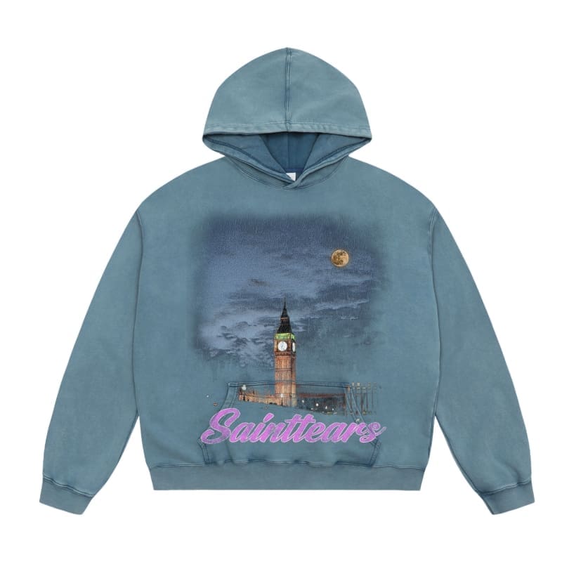 Saint Michael Denim Tears Vintage Hoodie