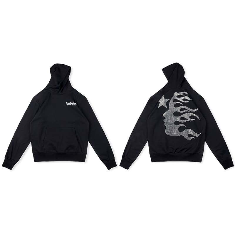 H*lst*r studios marble tie-dye hoodie