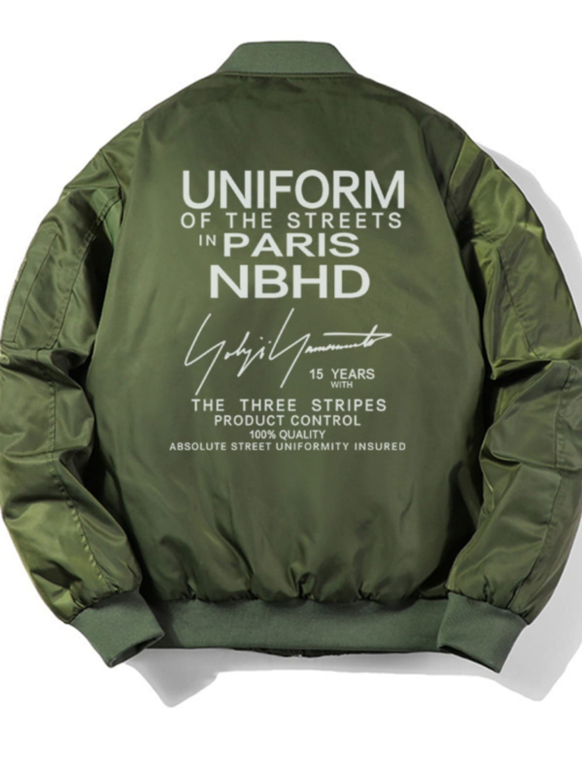 Nbhd X Yohji Yamamoto Heavy Letter Flight Jacket