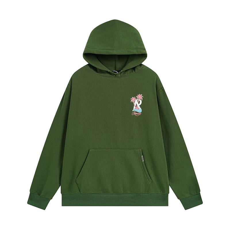 Represent Embroidery Letters Coconut Print Hooded Sweatshirt and Leisure Suit