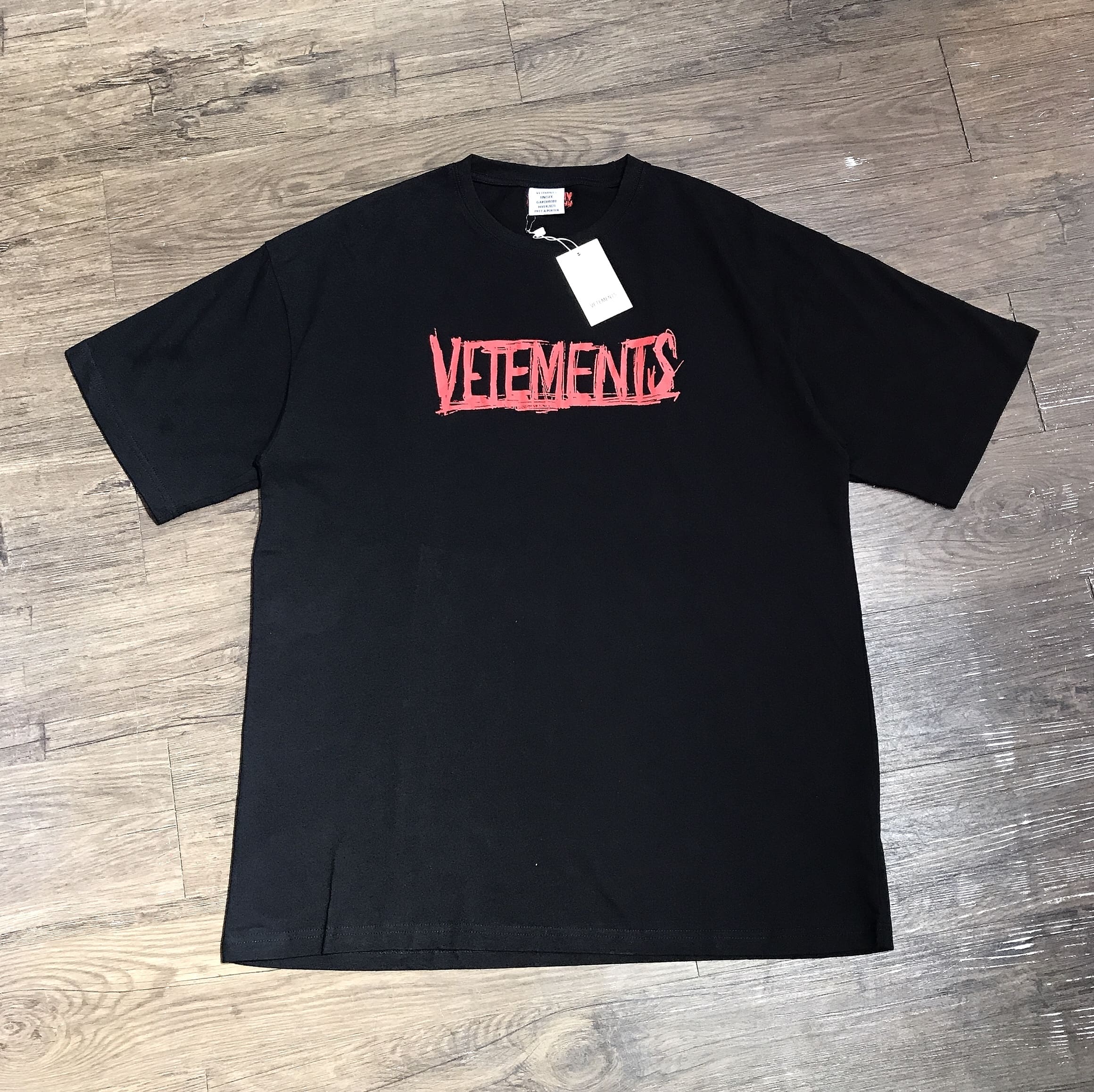 Vetements Letter Print Oversized Tee 2