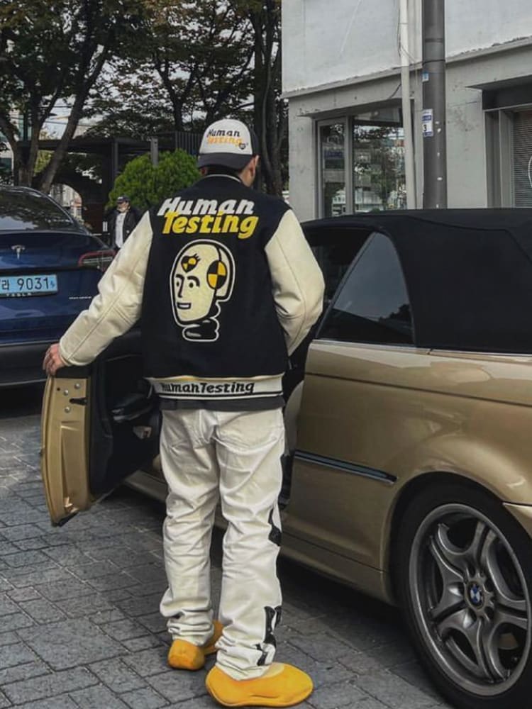 Retro Human Made Cho Baseball Jacket