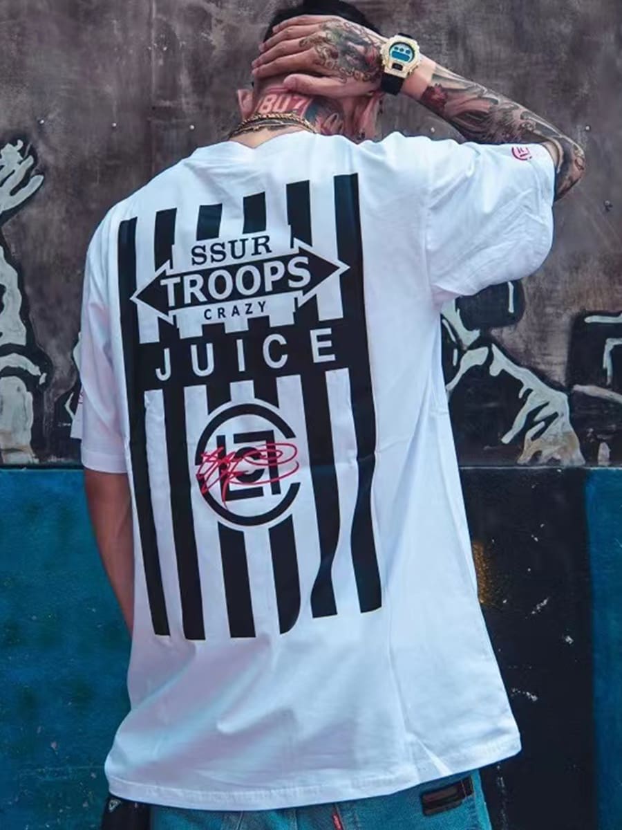 Ssur Plus X Clot Blue And White Porcelain T-Shirt