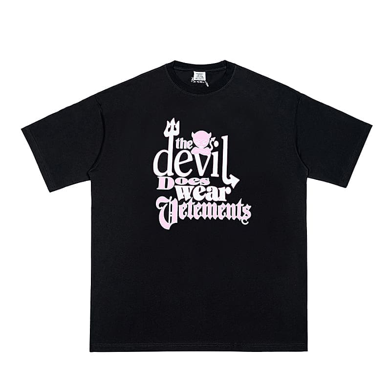 Vetements Letter Print Oversized Tee 2
