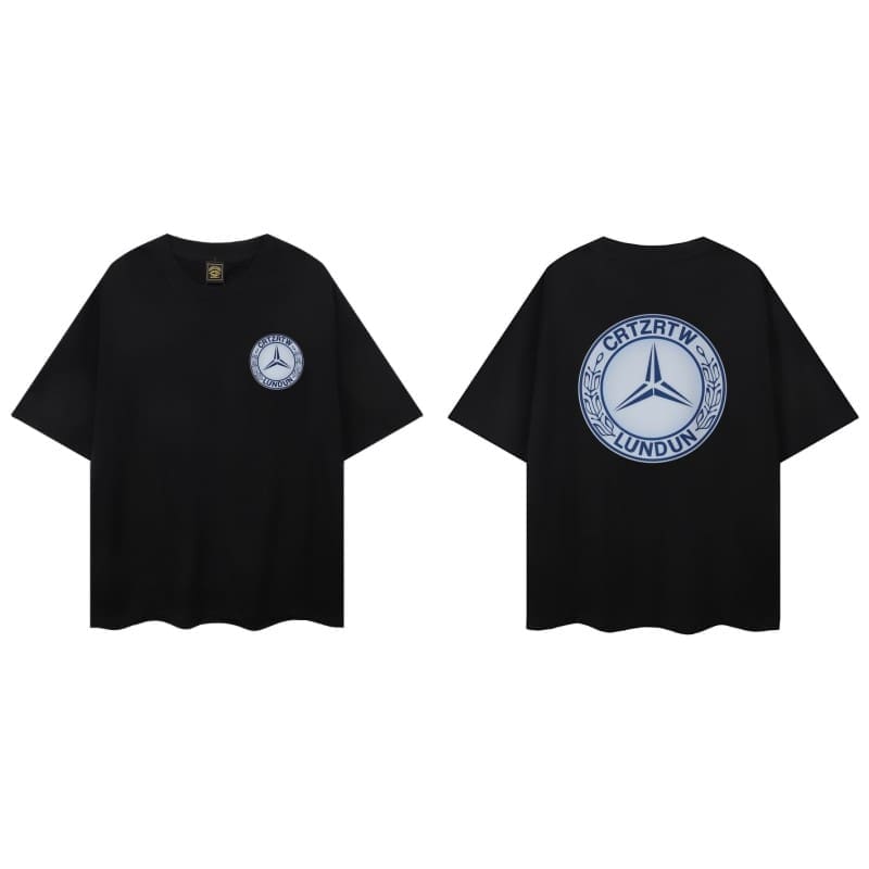 Corteiz Devil Island Graffiti Short Sleeve T-Shirt Summer Street Style