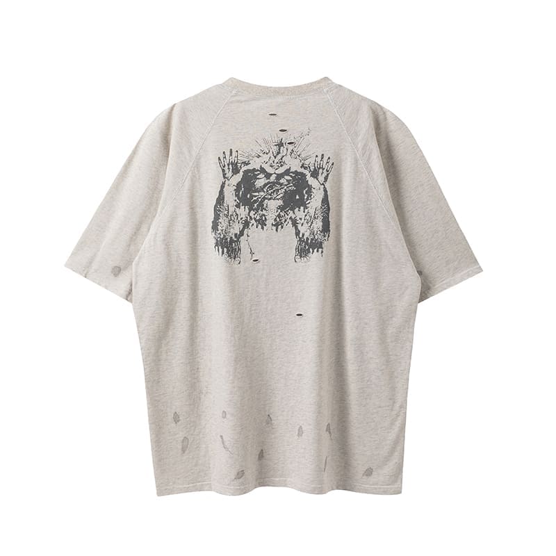 Saint Michael Portrait Graffiti Pullover