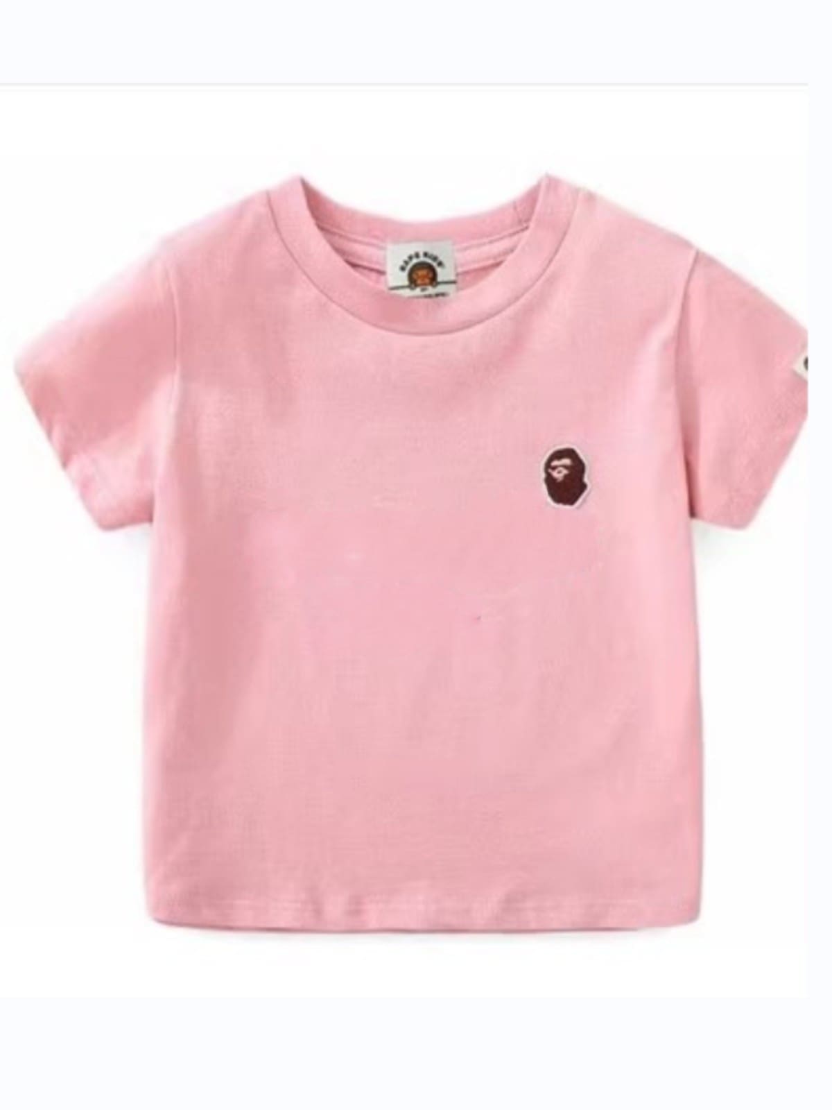 Bape Children’S Clothing Unisex Short Sleeve Tee