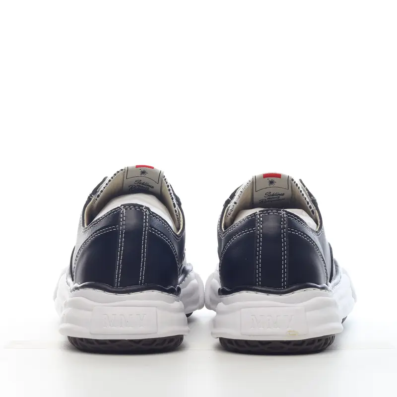 mmy Ma*s*n miharayasuhiro wayne original sole leather low sneaker grwy a