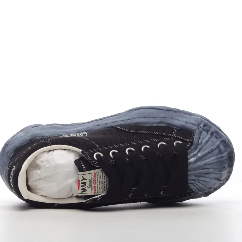 mmy Ma*s*n miharayasuhiro wayne original sole leather low sneaker grwy c