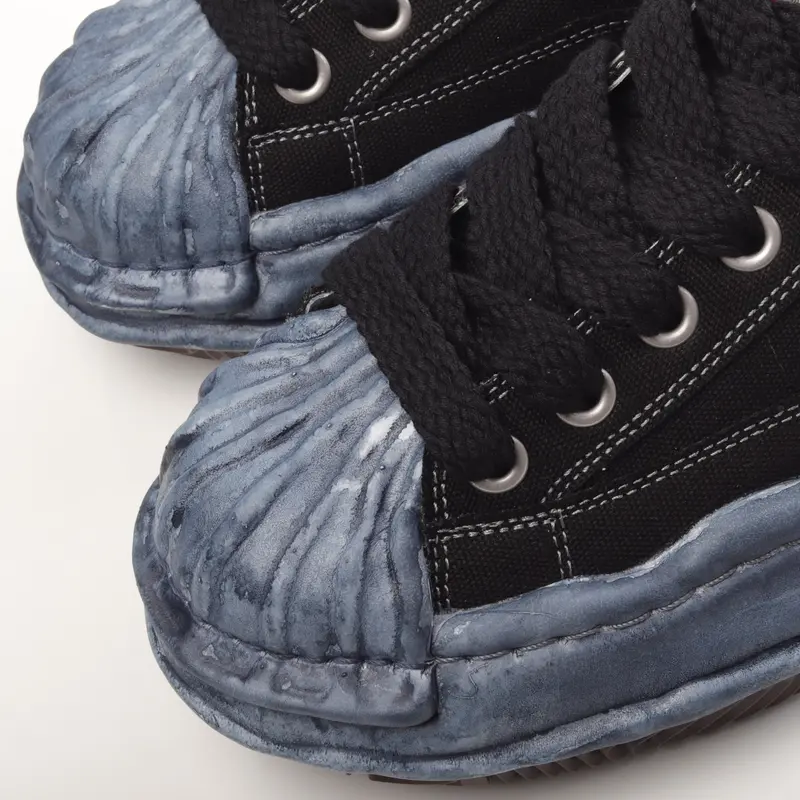 mmy Ma*s*n miharayasuhiro wayne original sole leather low sneaker grwy c