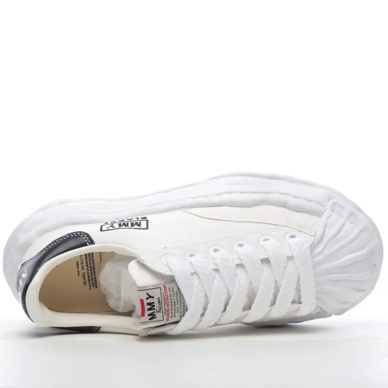 mmy Ma*s*n miharayasuhiro wayne original sole leather low sneaker grwy d