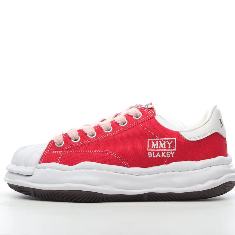 mmy Ma*s*n miharayasuhiro wayne original sole leather low sneaker grwy e