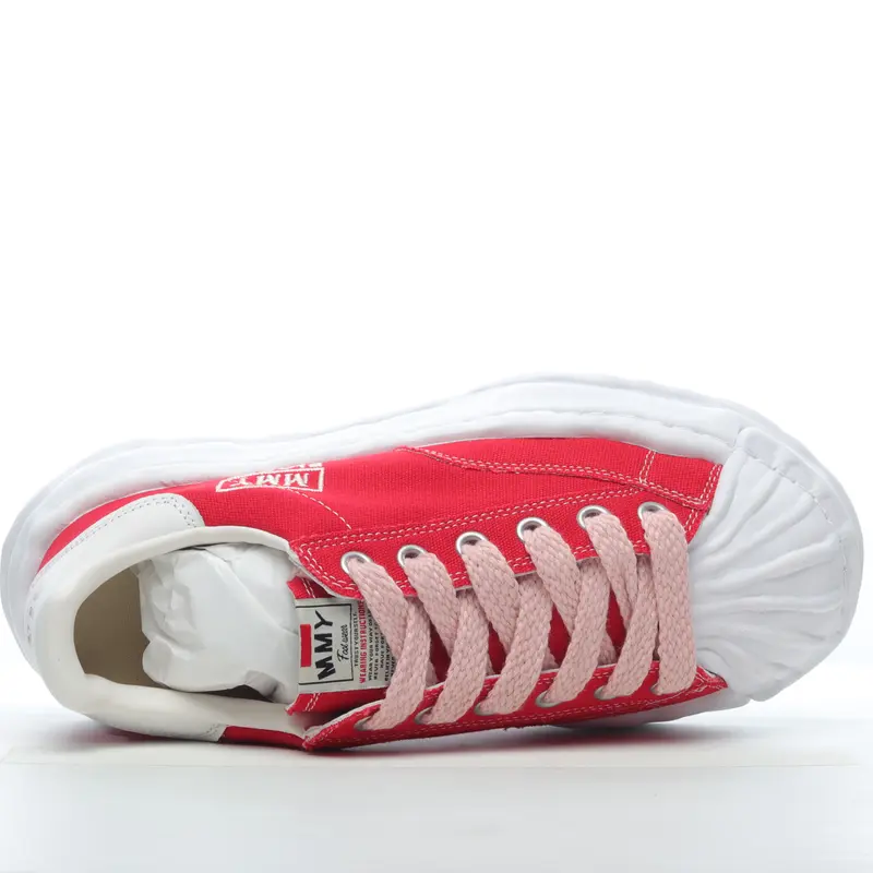 mmy Ma*s*n miharayasuhiro wayne original sole leather low sneaker grwy e