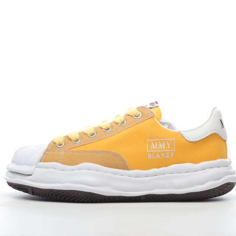 mmy Ma*s*n miharayasuhiro wayne original sole leather low sneaker grwy f